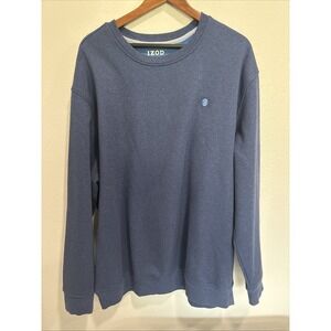 IZOD Advantage Men's Performance Stretch Pullover Blue Sweatshirt‎ Size 2Xl